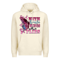 Sandshell with brave wings she flies Premium Hoodie - BarkalooDesign