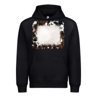 Black cowhide frames background Urban Hoodie - RanaPortraitStore