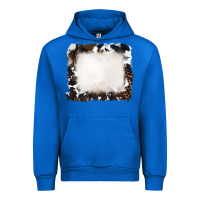 Cobalt cowhide frames background Urban Hoodie - RanaPortraitStore