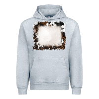 Heather Grey cowhide frames background Urban Hoodie - RanaPortraitStore
