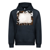 Navy cowhide frames background Urban Hoodie - RanaPortraitStore