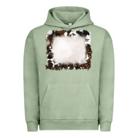 Pigment Oil Green cowhide frames background Urban Hoodie - RanaPortraitStore