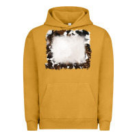 Pigment Peanut Butter cowhide frames background Urban Hoodie - RanaPortraitStore