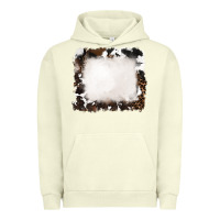 Pigment Pistachio cowhide frames background Urban Hoodie - RanaPortraitStore