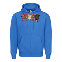 True Royal xoxo charolais and black angus Zipper Hoodie - RanaPortraitStore