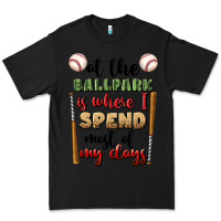 Black at the ballpark is where i spend most my days Premium Tee - BundleAndBundleShop