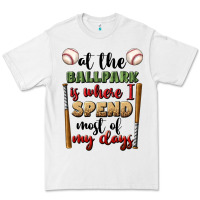White at the ballpark is where i spend most my days Premium Tee - BundleAndBundleShop