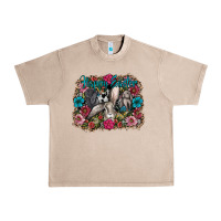 French Oak Happy Easter Urban Heavy Tee - CowhideDigitalArt