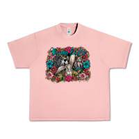 Salmon Happy Easter Urban Heavy Tee - CowhideDigitalArt