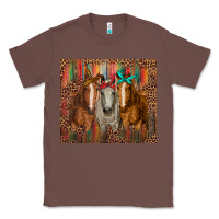 Chestnut western horses with bandanas Classic Tee - RanaPortraitStore