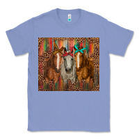 Colony Blue western horses with bandanas Classic Tee - RanaPortraitStore