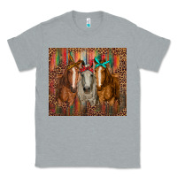 Heather Grey western horses with bandanas Classic Tee - RanaPortraitStore