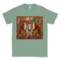 Sage western horses with bandanas Classic Tee - RanaPortraitStore