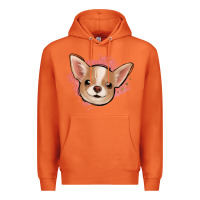 Carrot chihuahua pink glitter Premium Hoodie - Jasminsmagicworld