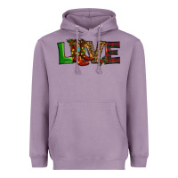 Lavender Christmas boots love Heavyweight Hoodie - RanaPortraitStore