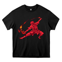 Black zuko Heavy Core Tee - DesigneFamous