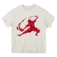 Cream zuko Heavy Core Tee - DesigneFamous