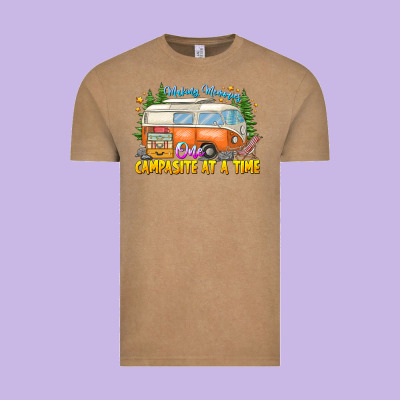 Making Memories Campsites Time Vintage Tee Designed By Cowhidedigitalart