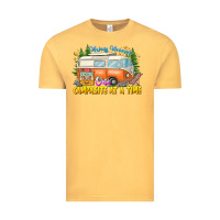 Vintage Mustard Making Memories Campsites Time Vintage Tee - CowhideDigitalArt