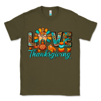 Army Green Love Thanksgiving Gobble And Frappe Classic Tee - FaDigitalArtStudio
