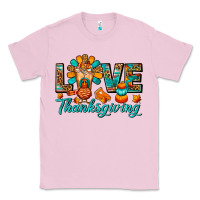 Bubblegum Pink Love Thanksgiving Gobble And Frappe Classic Tee - FaDigitalArtStudio
