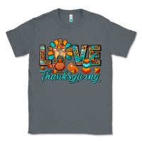 Charcoal Heather Love Thanksgiving Gobble And Frappe Classic Tee - FaDigitalArtStudio