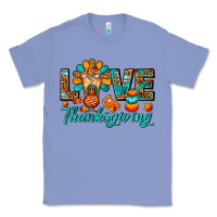 Colony Blue Love Thanksgiving Gobble And Frappe Classic Tee - FaDigitalArtStudio