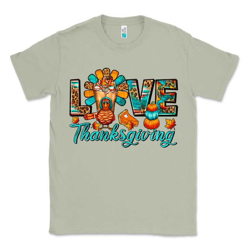 Love Thanksgiving Gobble And Frappe Classic Tee by FaDigitalArtStudio | Teevron