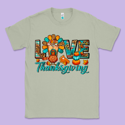 Love Thanksgiving Gobble And Frappe Classic Tee Designed By Fadigitalartstudio