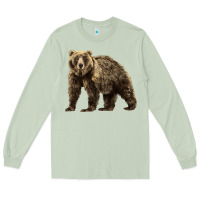 Matcha Brown Bear Long Sleeve Tee - LillyAllenDesigns