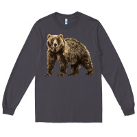 Smoke Brown Bear Long Sleeve Tee - LillyAllenDesigns