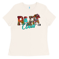 Bone Papa Claus Ladies Tee - CowhideDigitalArt
