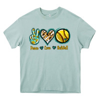 Arona Peace Love Softball Heavy Core Tee - Jasminsmagicworld
