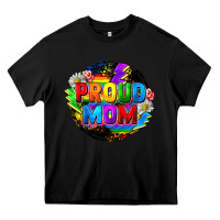 Black proud mom lgbt Heavy Core Tee - FaDigitalArtStudio