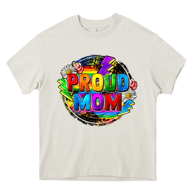 Proud Mom Lgbt Heavy Core Tee by FaDigitalArtStudio | Teevron