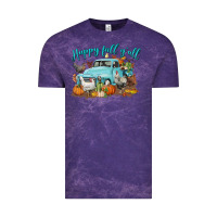 Cloud Purple Happy Fall Y'all Vintage Tee - LillyAllenDesigns