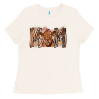 Bone Rodeo Mom Cow Ladies Tee - CowhideDigitalArt