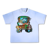 Grape Ice Happy Easter Urban Heavy Tee - CowhideDigitalArt