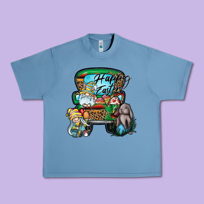 Happy Easter Urban Heavy Tee Designed By Cowhidedigitalart