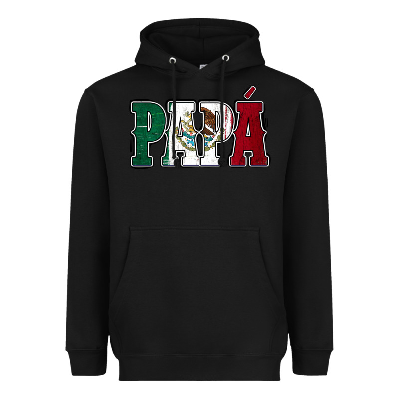 Mexican Flag Papá Heavyweight Hoodie by Jasminsmagicworld | Teevron