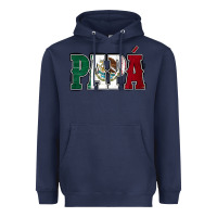Navy Mexican Flag Papá Heavyweight Hoodie - Jasminsmagicworld