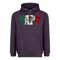 Plum Mexican Flag Papá Heavyweight Hoodie - Jasminsmagicworld