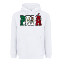 White Mexican Flag Papá Heavyweight Hoodie - Jasminsmagicworld