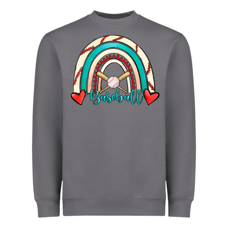 Baseball Rainbow Heavyweight Sweatshirt by RanaPortraitStore | Teevron