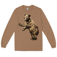 Toasted Coconut Brown Bear Cub Long Sleeve Tee - LillyAllenDesigns