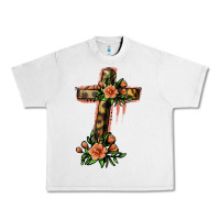 Lunar Rock Flower Cross Urban Heavy Tee - Jasminsmagicworld