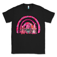 Black breast cancer rainbow gnomes Classic Tee - FaDigitalArtStudio