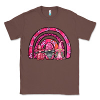 Chestnut breast cancer rainbow gnomes Classic Tee - FaDigitalArtStudio