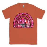 Copper breast cancer rainbow gnomes Classic Tee - FaDigitalArtStudio