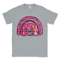 Heather Grey breast cancer rainbow gnomes Classic Tee - FaDigitalArtStudio